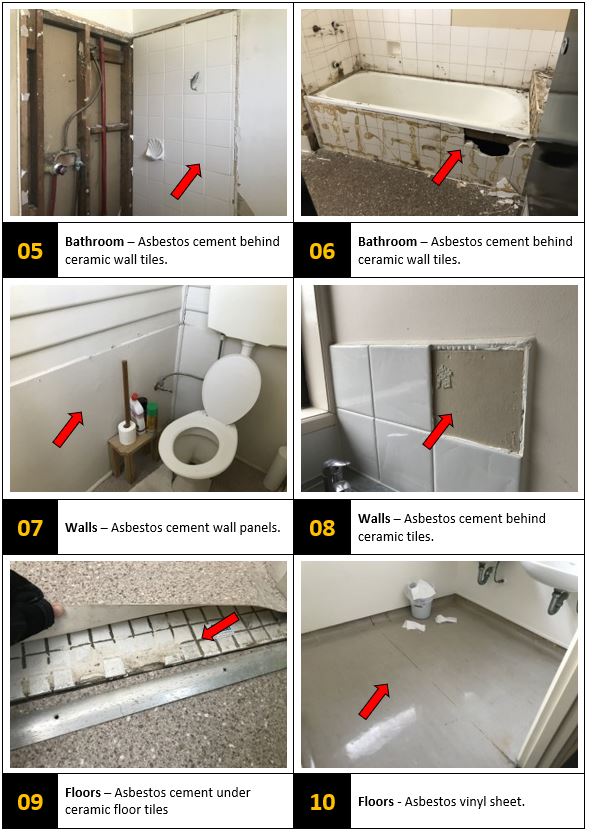 asbestos bathroom